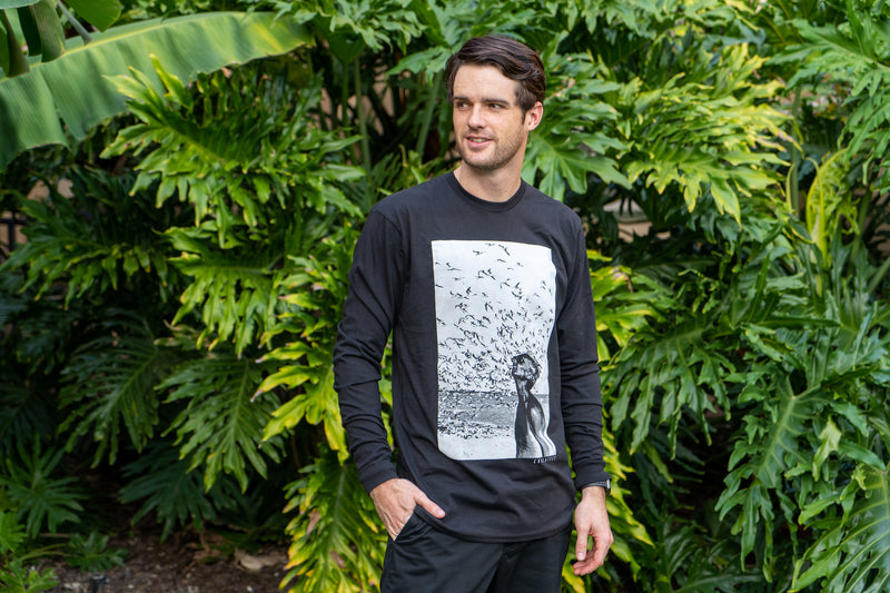 Jacques Cousteau Long Sleeve - Black (4484294475825)