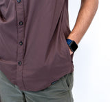 MENS SWITCHBACK SHIRT: MADE FROM RECYCLED COFFEE GROUNDS