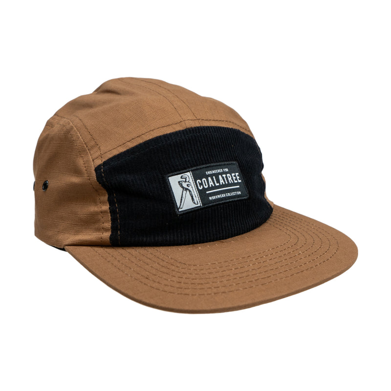 Workwear Five-Panel Hat Tan: Classic Style, Superior Comfort