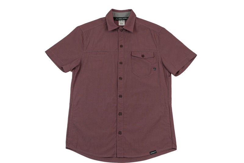 MENS SWITCHBACK SHIRT: MADE FROM RECYCLED COFFEE GROUNDS