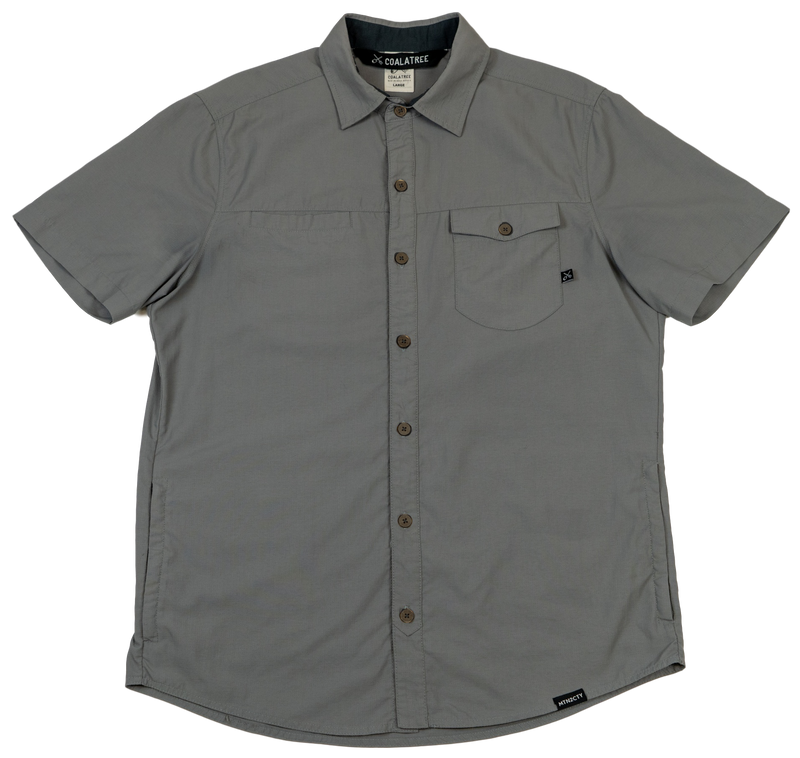 MENS SWITCHBACK SHIRT: MADE FROM RECYCLED COFFEE GROUNDS